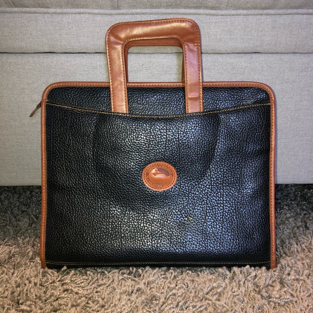 Dooney and Bourke Vintage 3 Ring Binder Bag